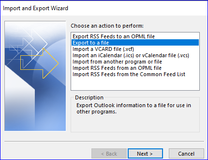 Import OST file into Outlook - 8