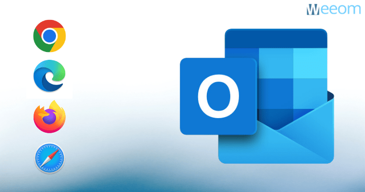 Backup Outlook emails from browser