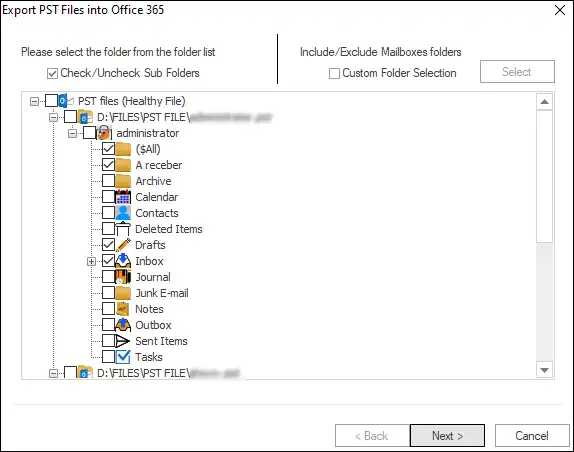 Weeom PST to Office 365 Migration 5