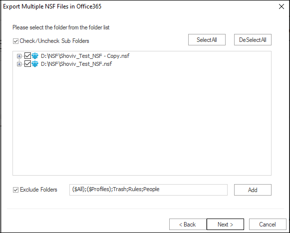 Lotus Notes to Office 365 Migration step 4
