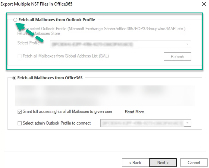 Lotus Notes to Office 365 Migration step 5