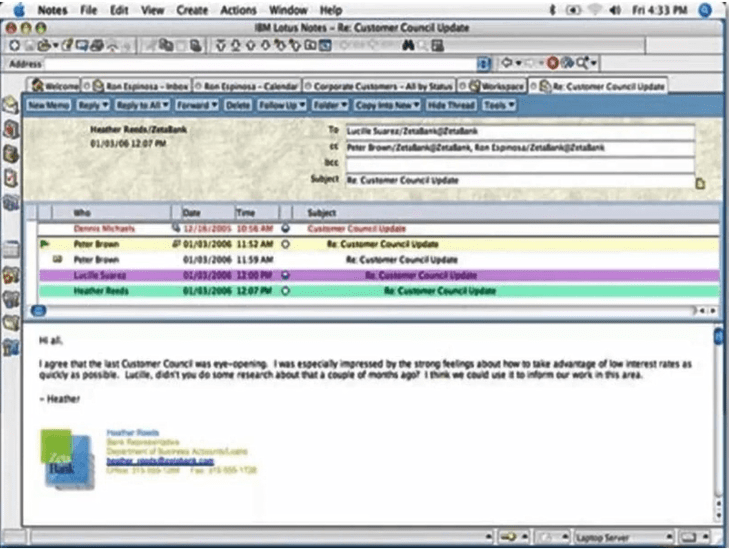 Lotus Notes Email Client