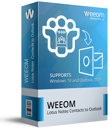 Weeom Lotus Notes Contacts to Outlook Converter
